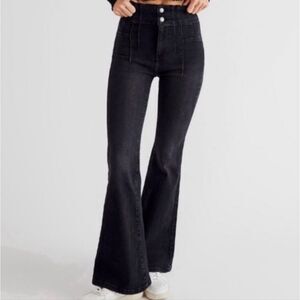 NWOT Free People We The Free Jayde Flare Bell Bottom Denim Jeans Women's 28US